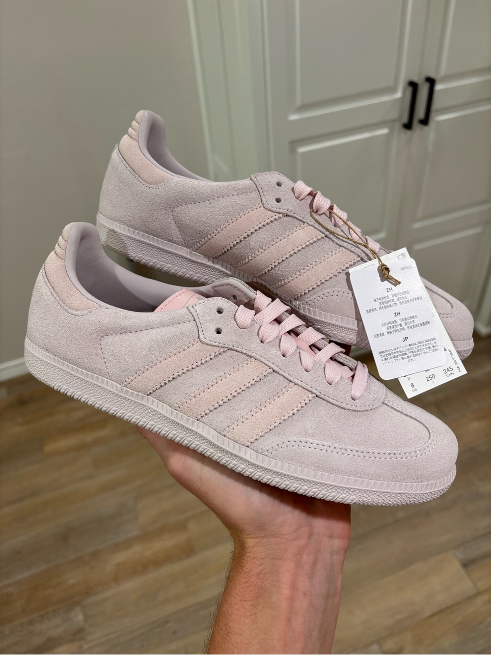 Adidas Samba OG 'Sandy Pink’ Women’s Size 6-8 Suede Low-Top Sneakers NEW! IH6615